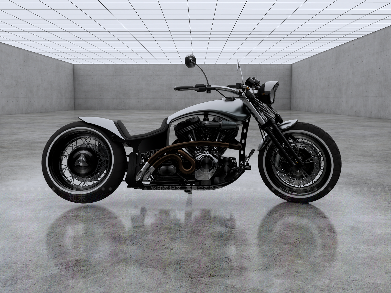 摩托车SU模型下载【ID:1185602911】