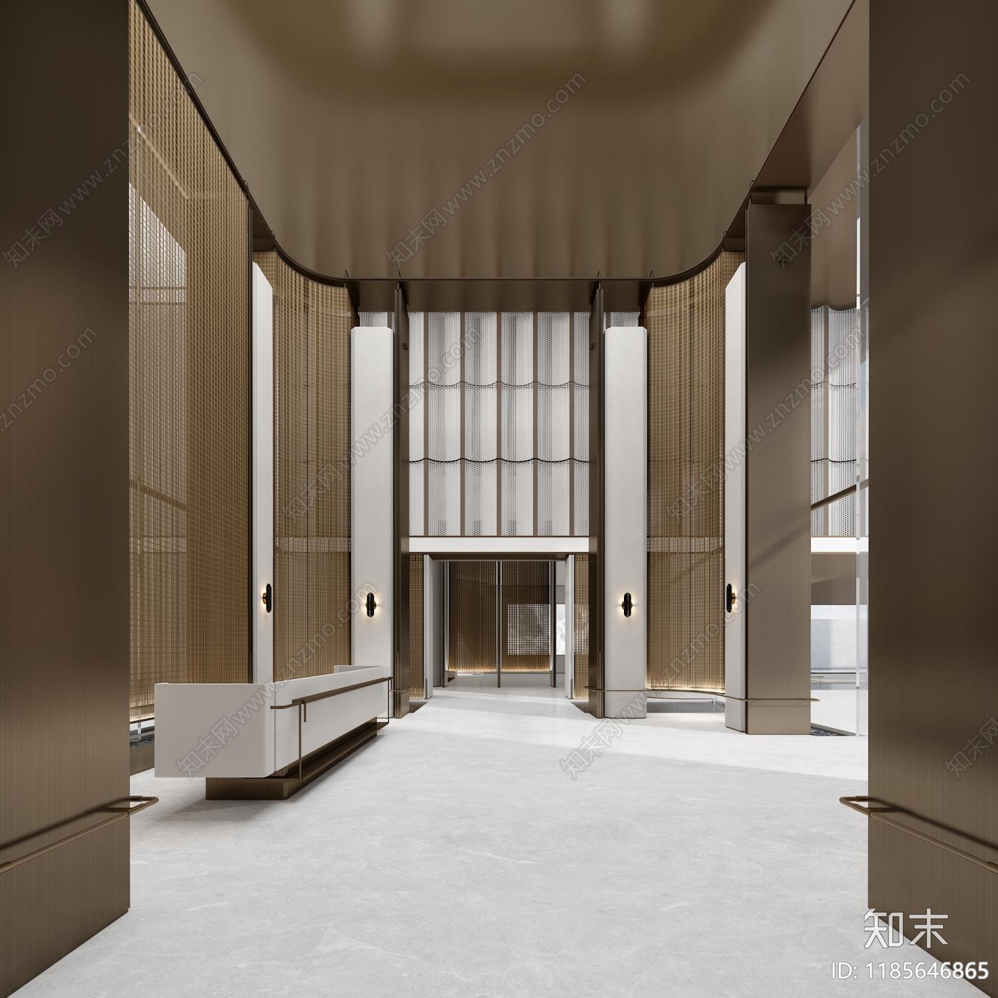 现代售楼处cad施工图下载【ID:1185646865】