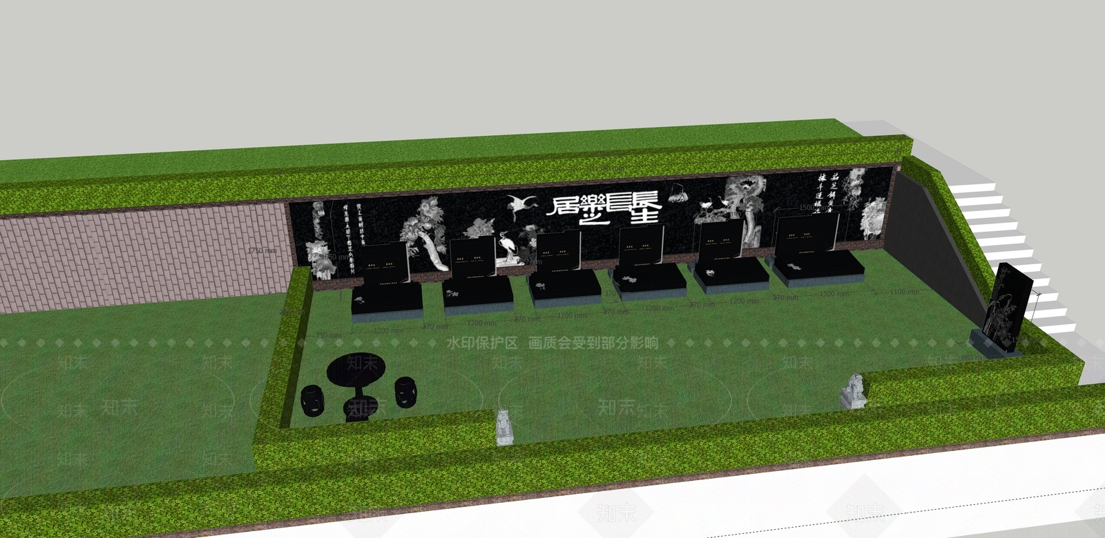 新中式现代其他小品SU模型下载【ID:1185611121】