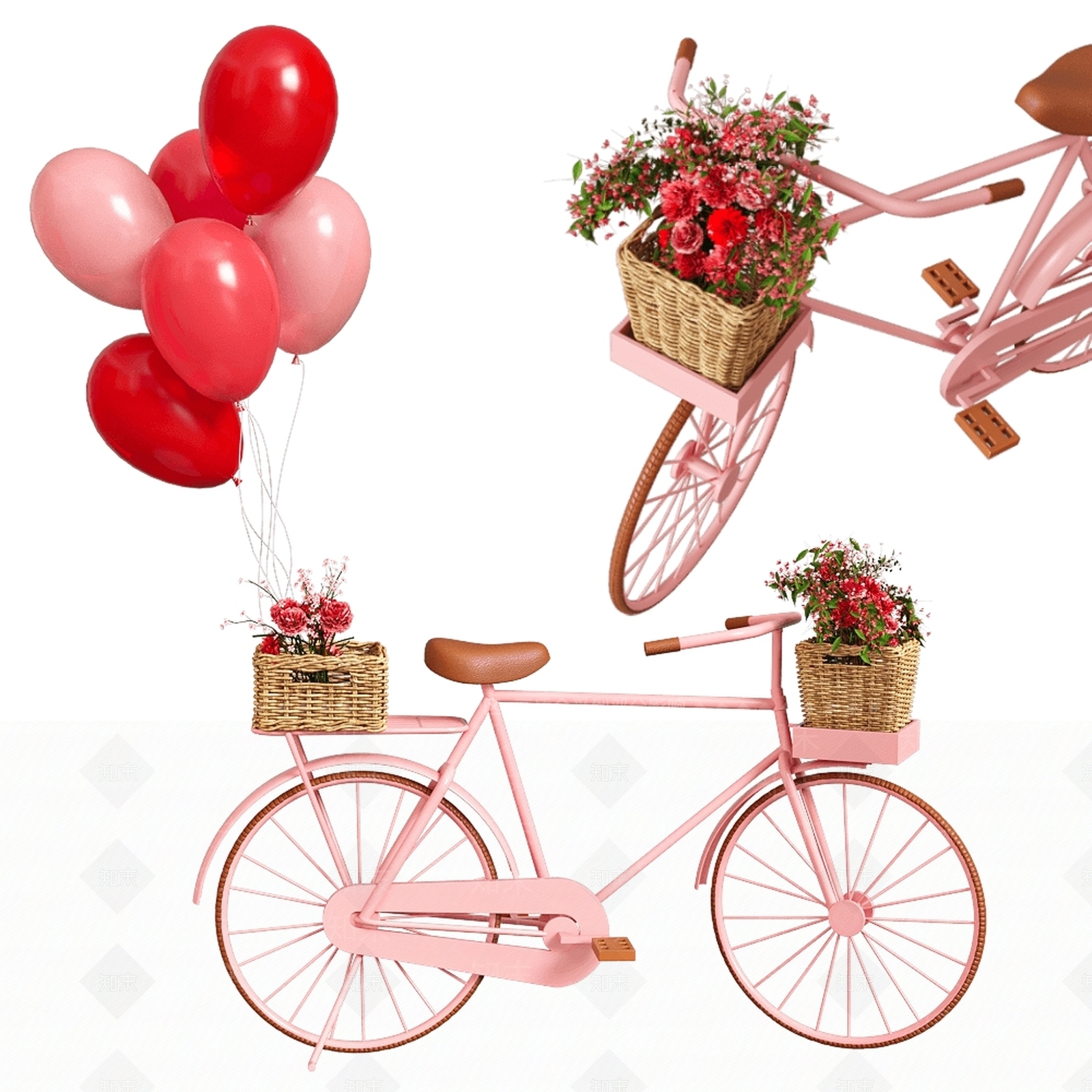 自行车3D模型下载【ID:1185612140】