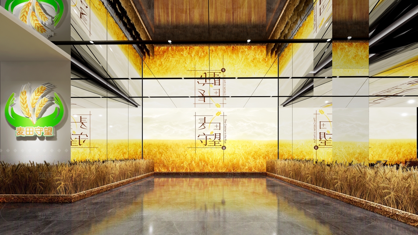 现代艺术展厅SU模型下载【ID:1215210932】
