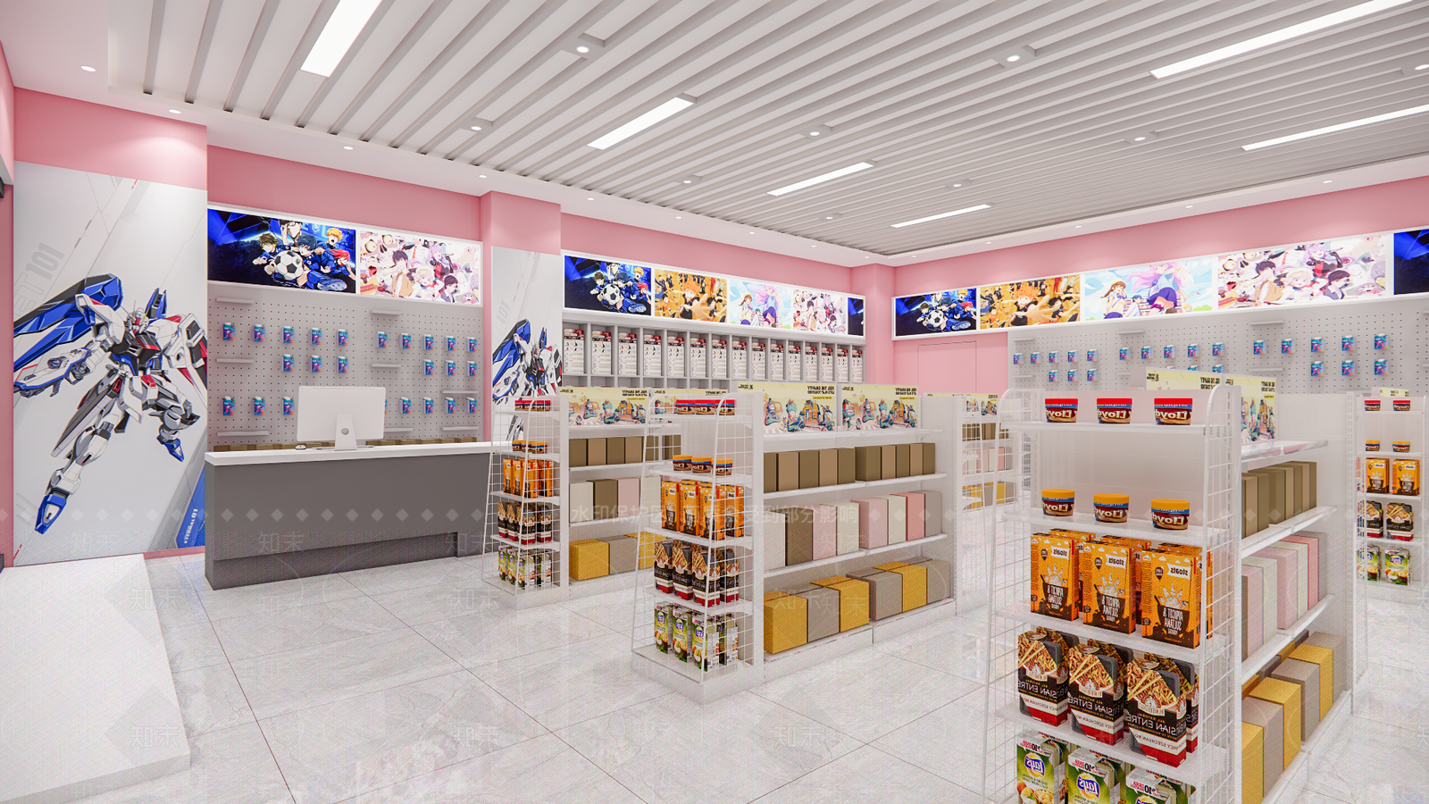 现代玩具礼品店SU模型下载【ID:1185700611】