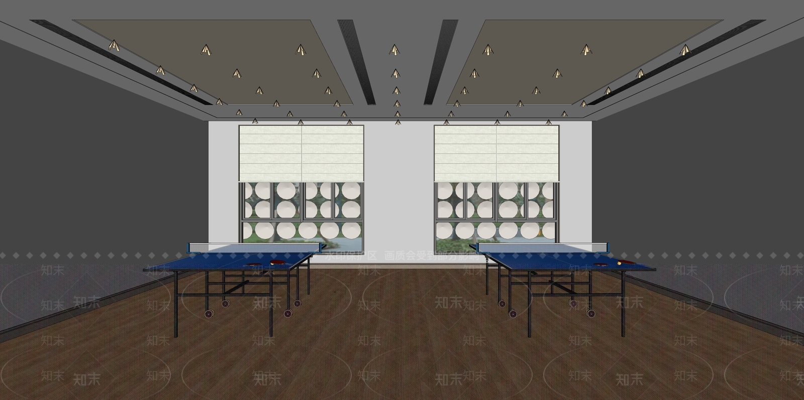 现代其他休闲娱乐空间SU模型下载【ID:1185630254】
