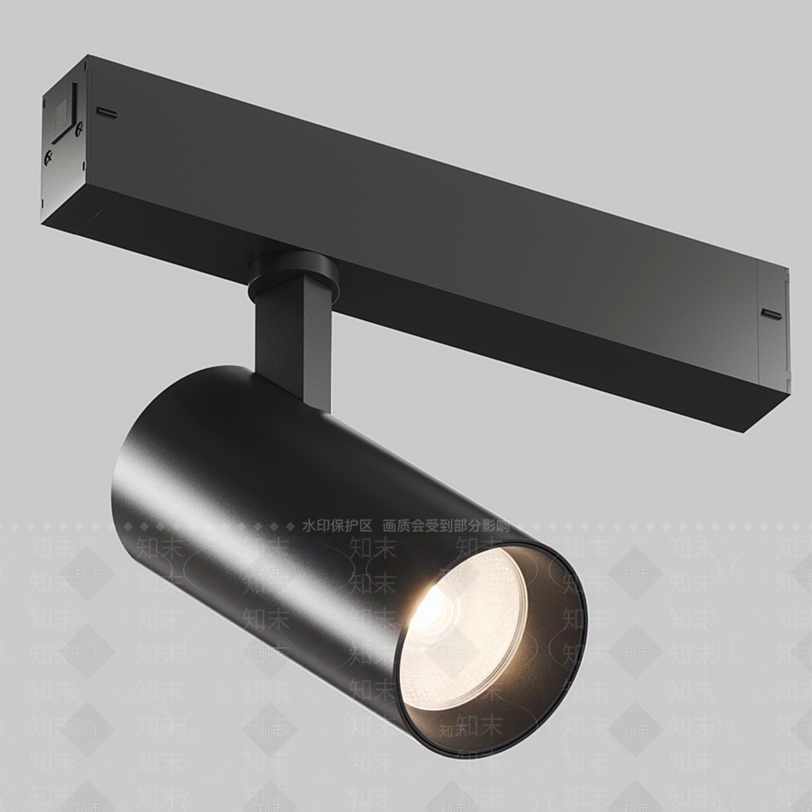 现代简约筒灯3D模型下载【ID:1185632539】