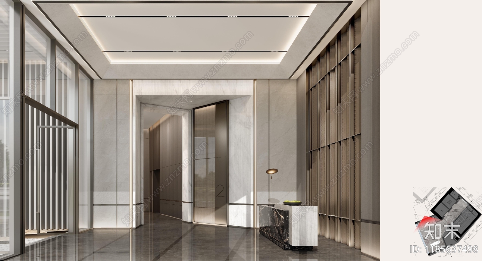 现代其他公共空间cad施工图下载【ID:1185637498】