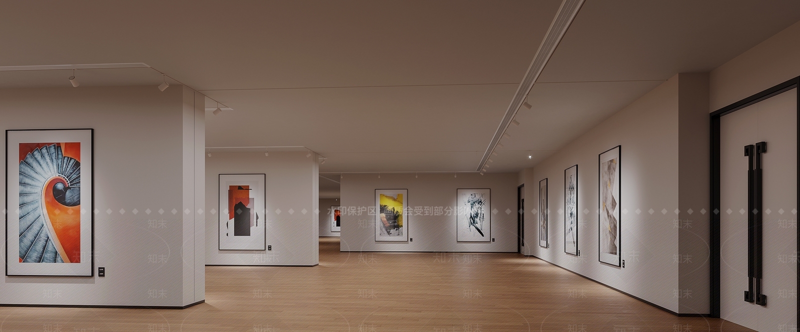 现代其他展厅SU模型下载【ID:1185639898】