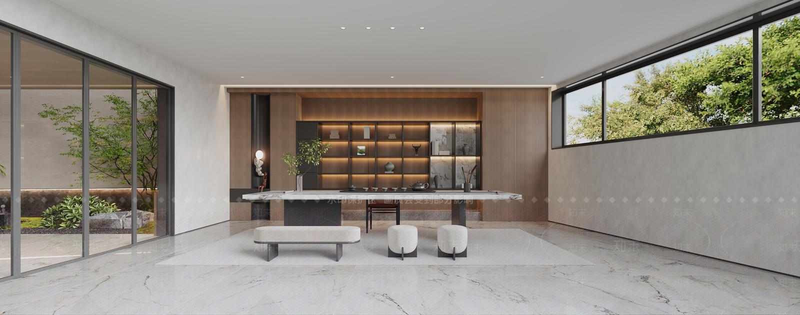 现代茶馆3D模型下载【ID:1215016499】