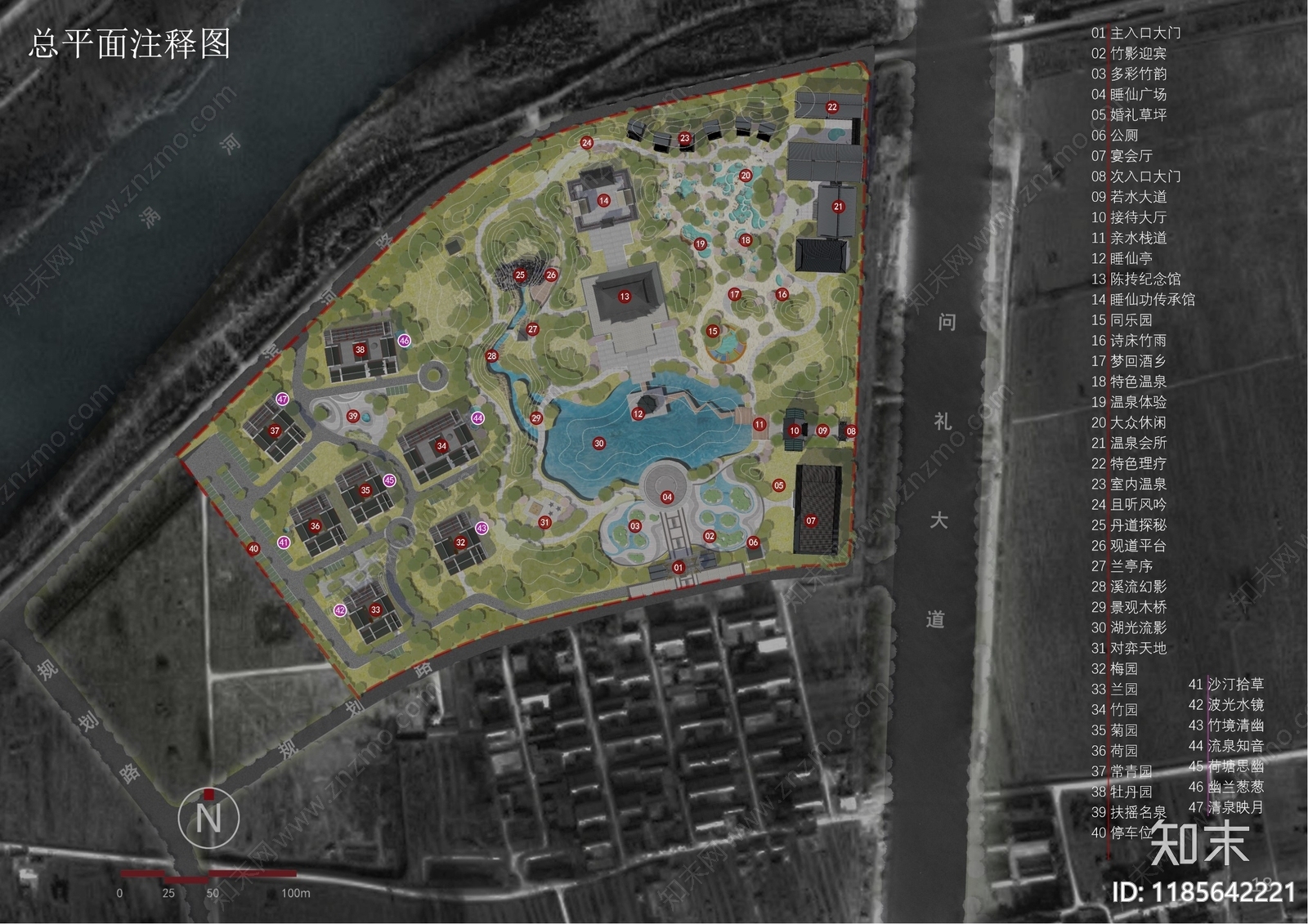 景观平面图施工图下载【ID:1185642221】