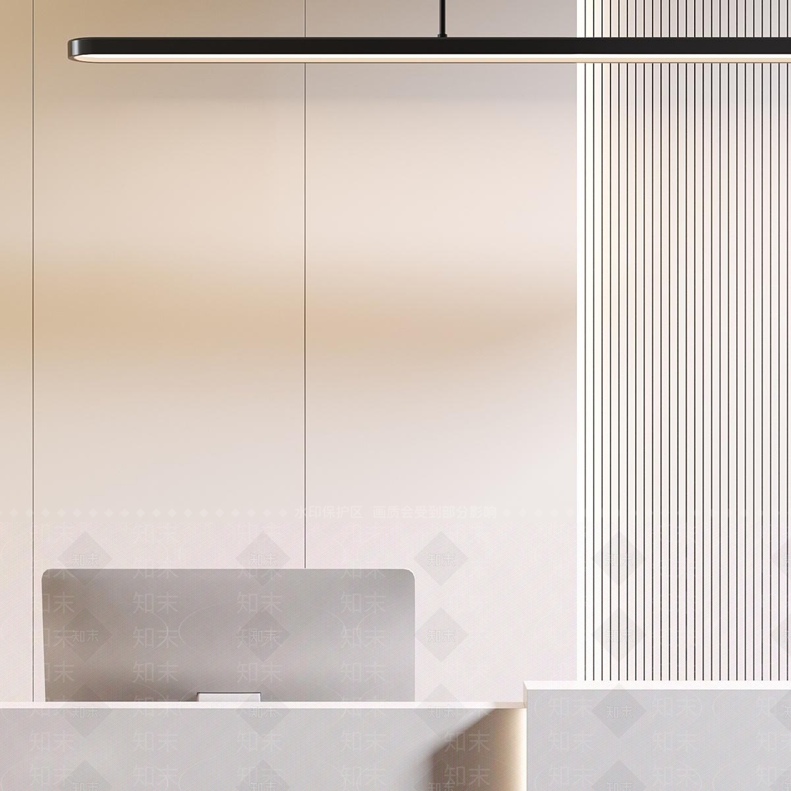 现代意式前台3D模型下载【ID:1185642464】