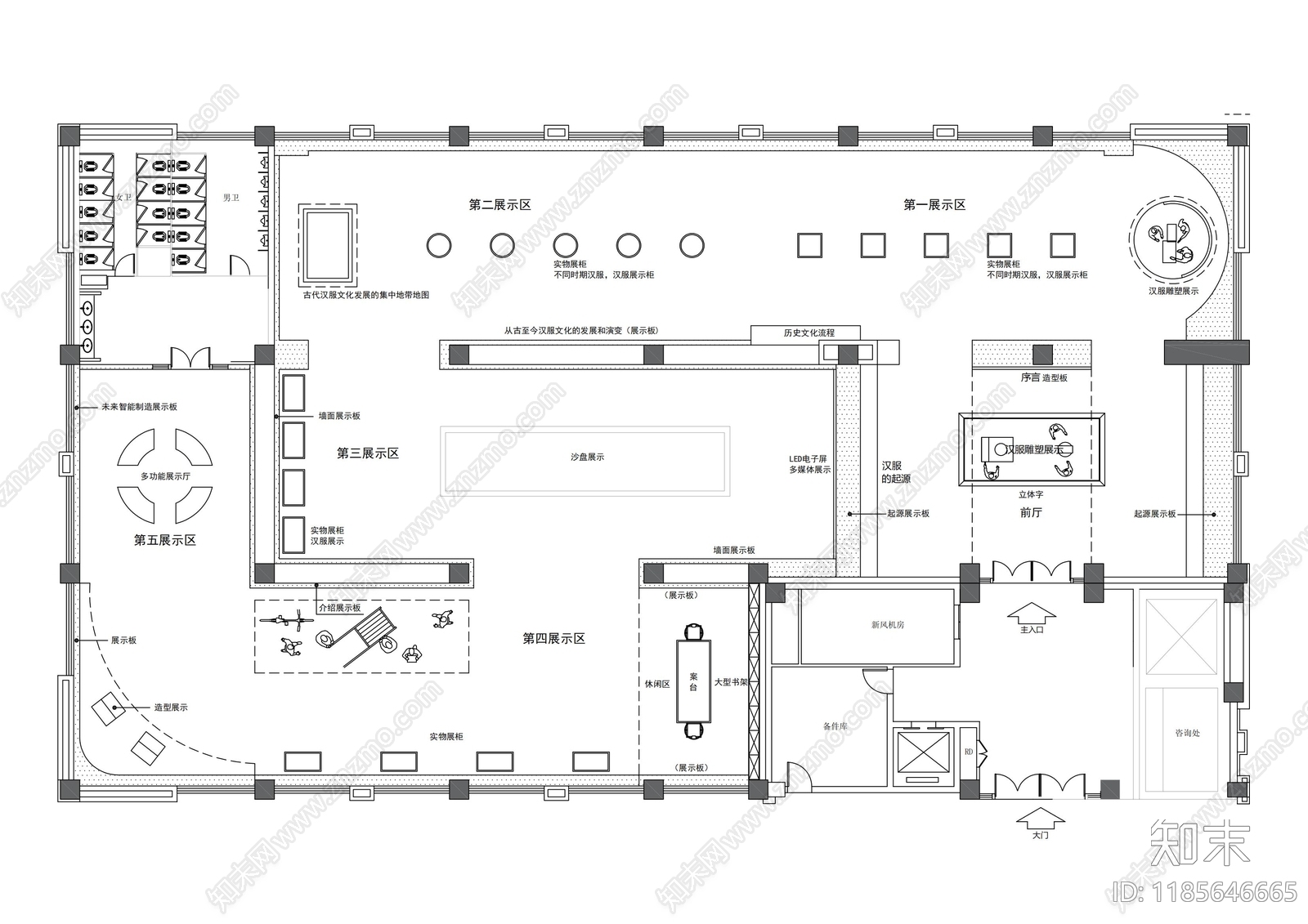 工装平面图施工图下载【ID:1185646665】