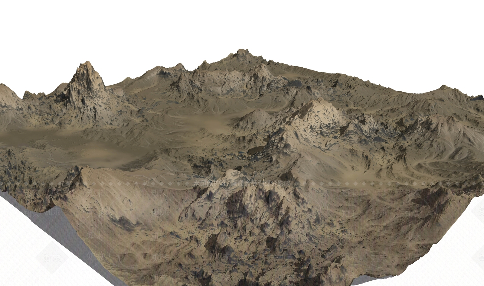 现代山SU模型下载【ID:1185650552】