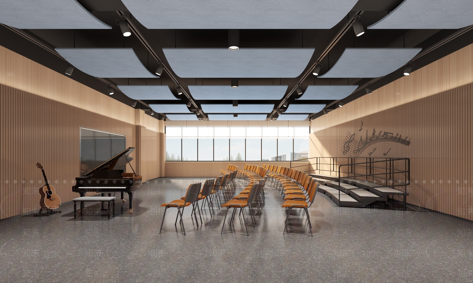 现代报告厅3D模型下载【ID:1215016848】