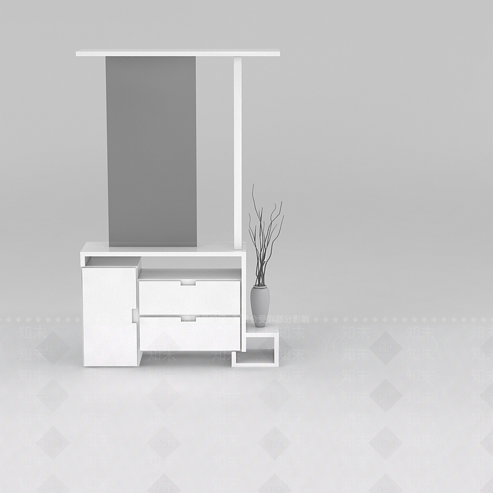 现代衣柜3D模型下载【ID:1186353571】