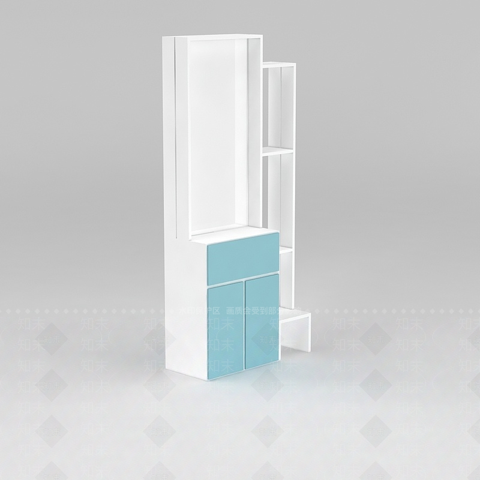 现代衣柜3D模型下载【ID:1186381818】