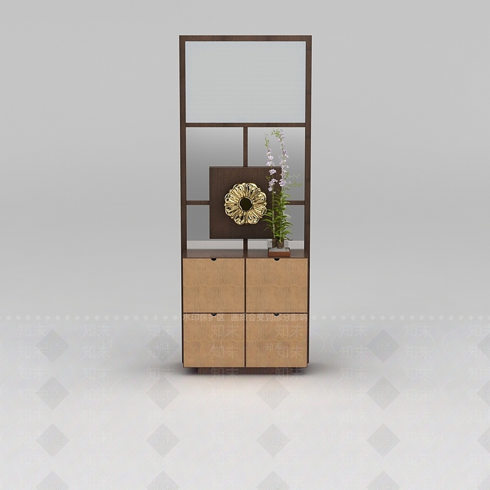 现代衣柜3D模型下载【ID:1185659707】