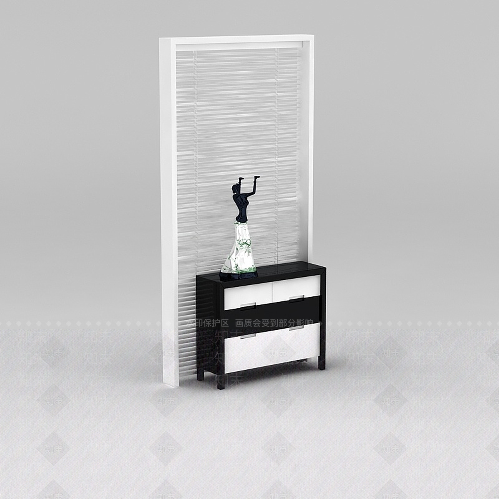 现代衣柜3D模型下载【ID:1185659882】