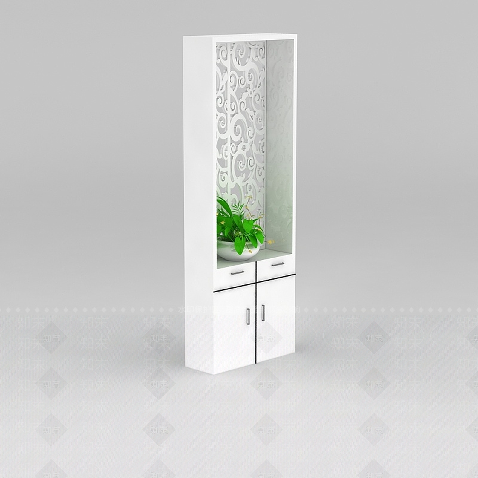 现代衣柜3D模型下载【ID:1186274463】