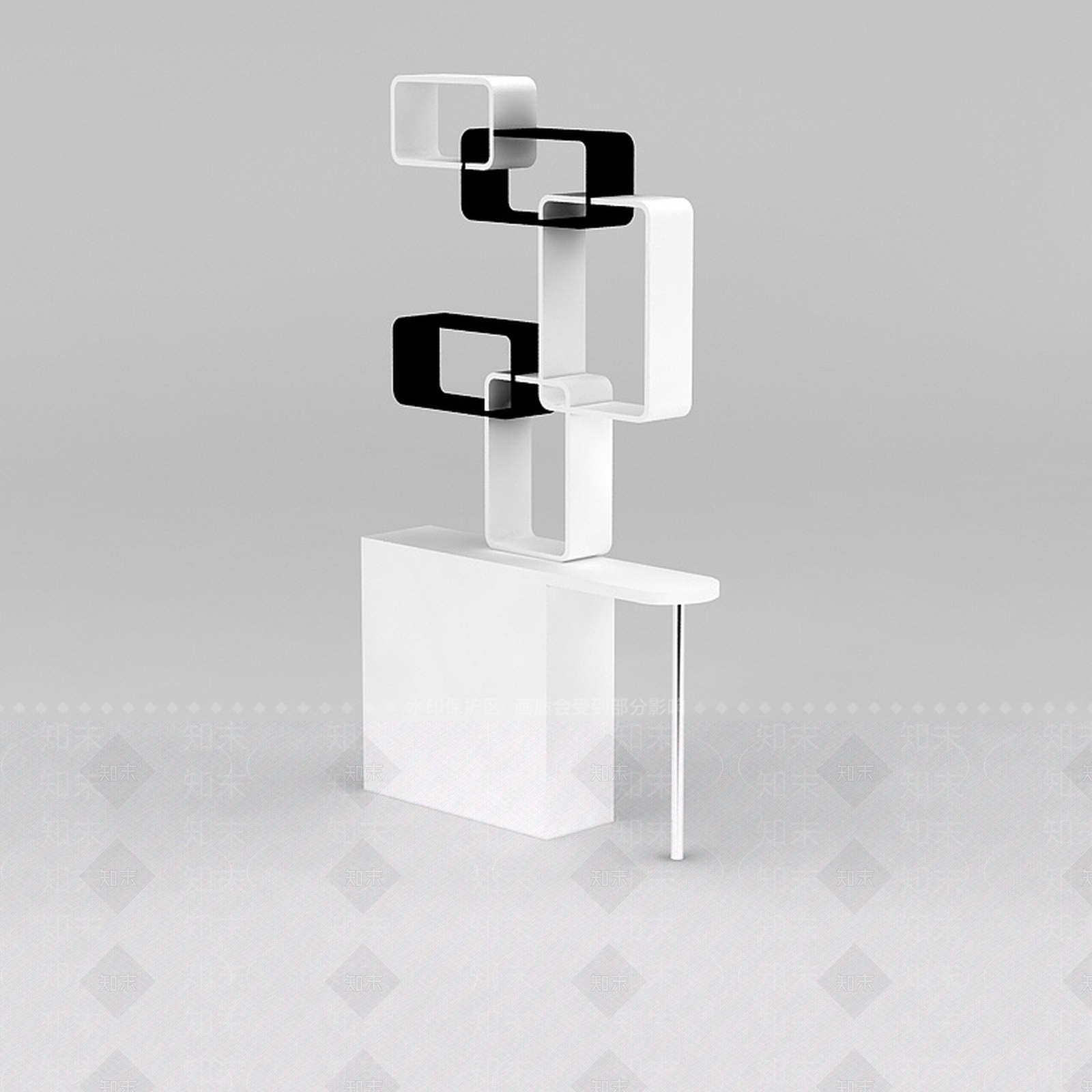 现代衣柜3D模型下载【ID:1186340457】