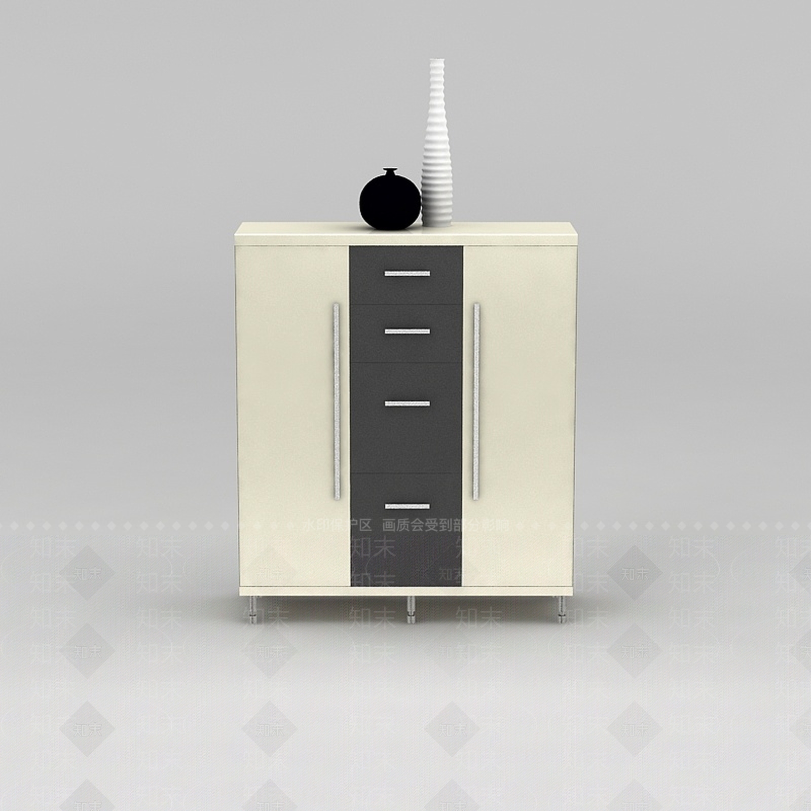 现代衣柜3D模型下载【ID:1186365361】