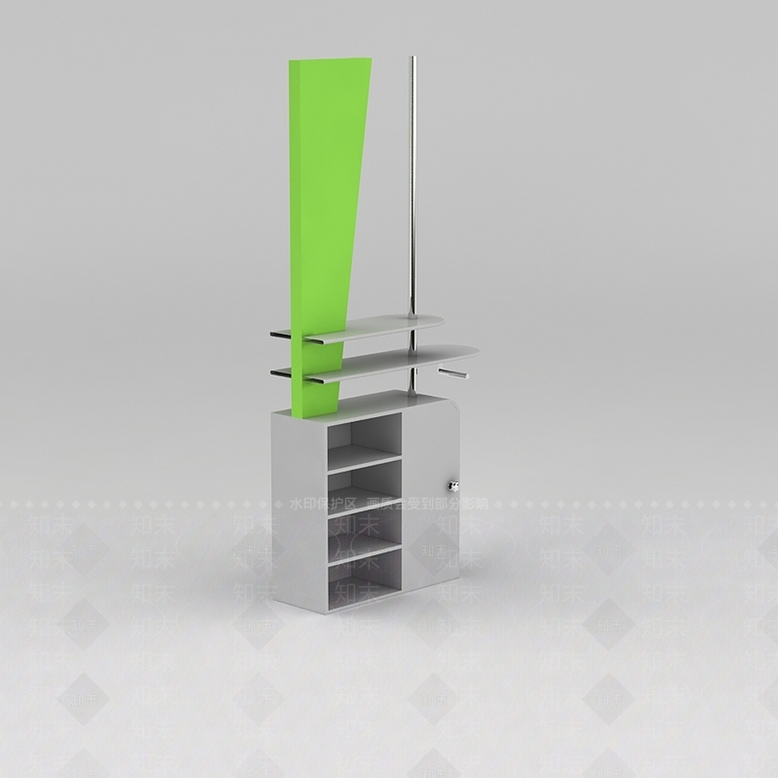 现代衣柜3D模型下载【ID:1186340496】