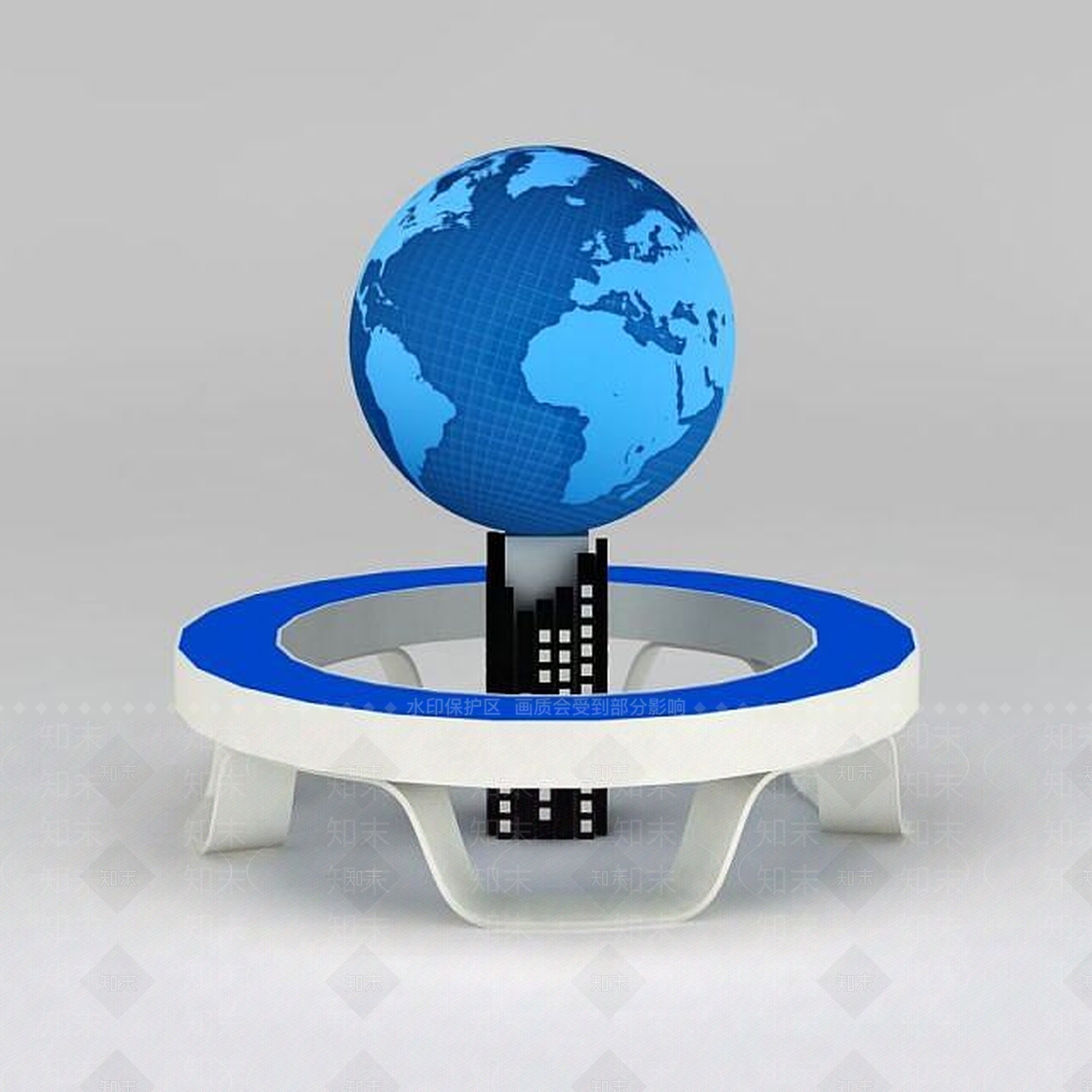 现代妆台妆凳3D模型下载【ID:1185662142】