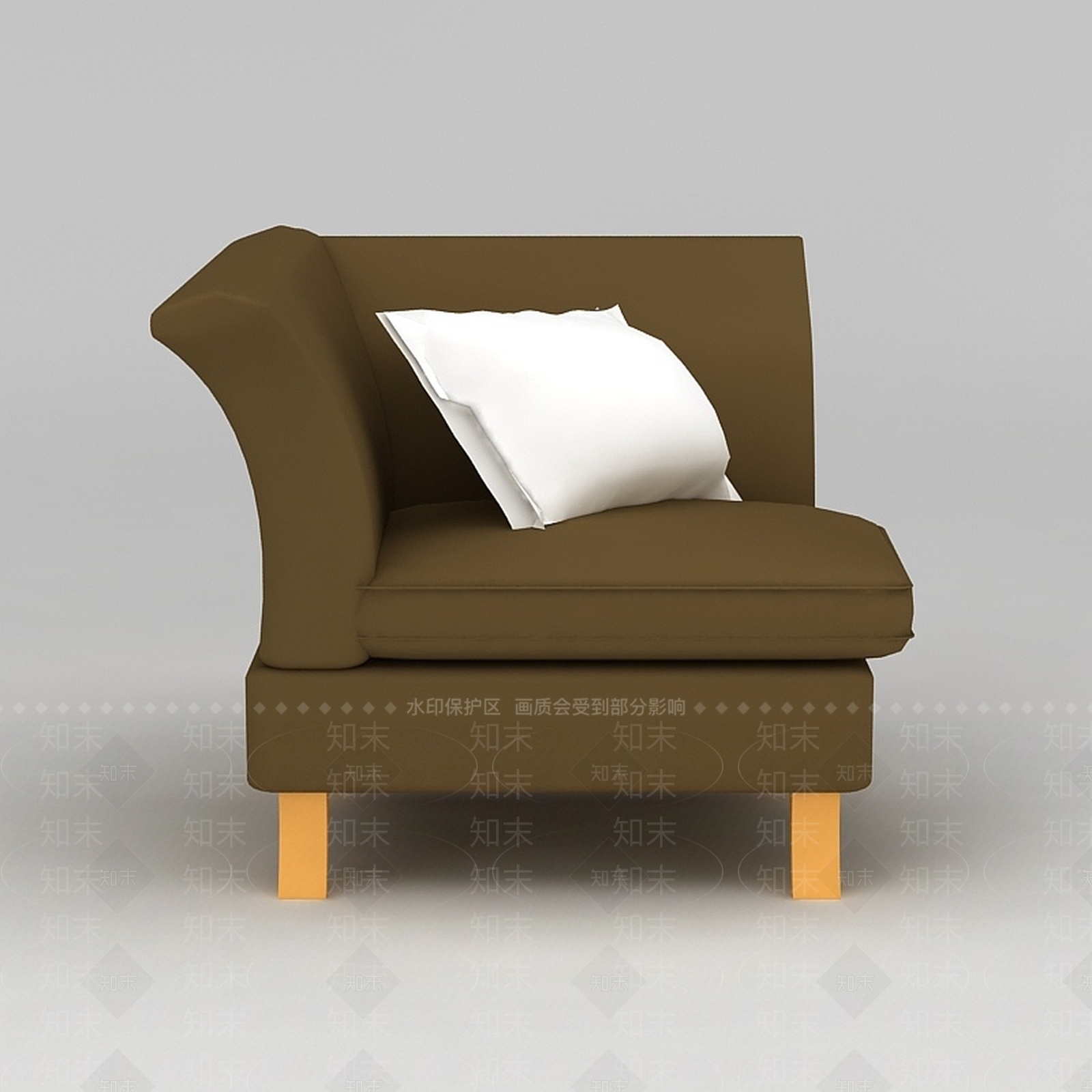 现代双人沙发3D模型下载【ID:1186381705】