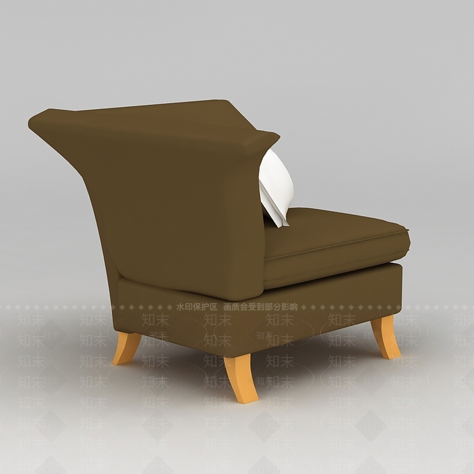 现代双人沙发3D模型下载【ID:1186381705】