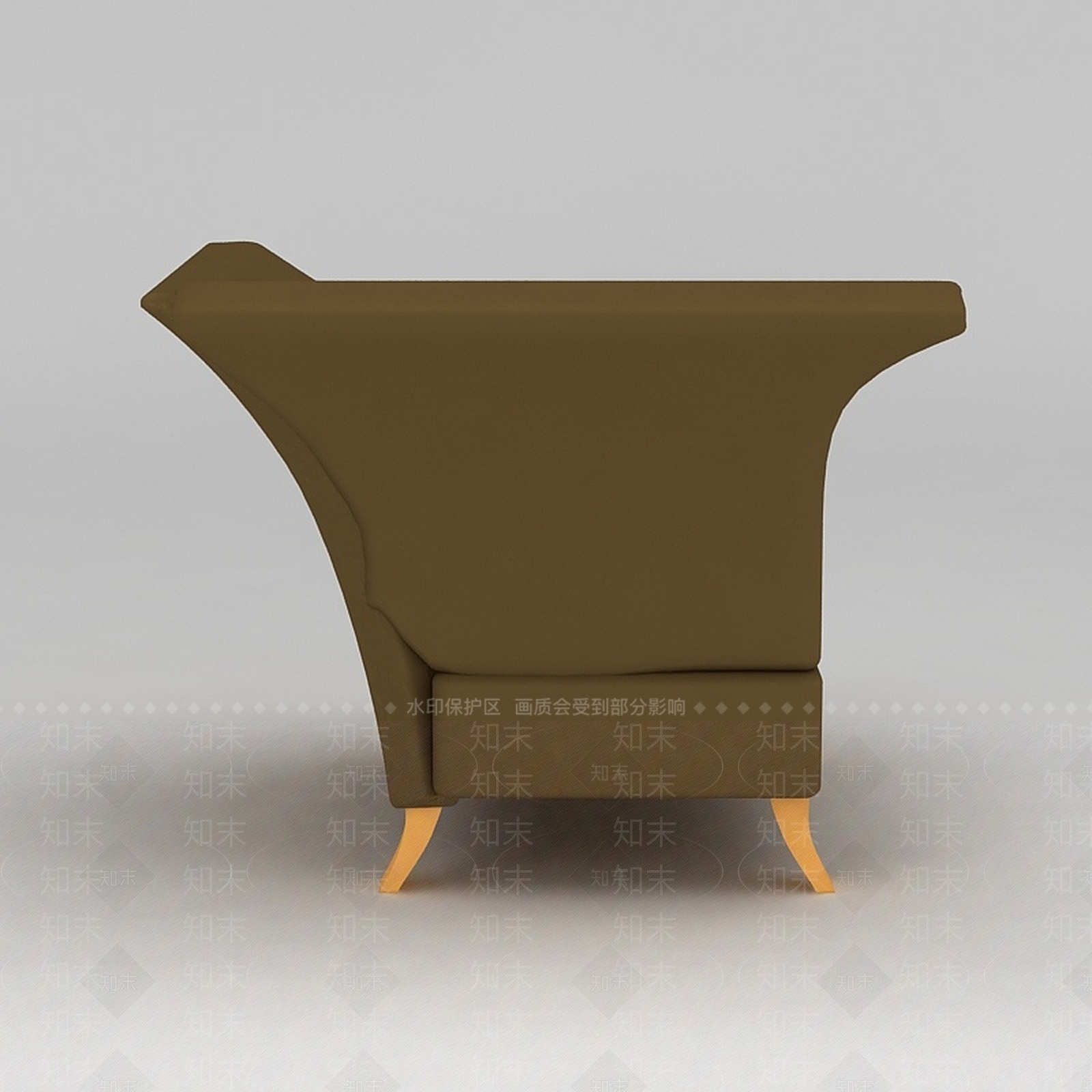 现代双人沙发3D模型下载【ID:1186381705】
