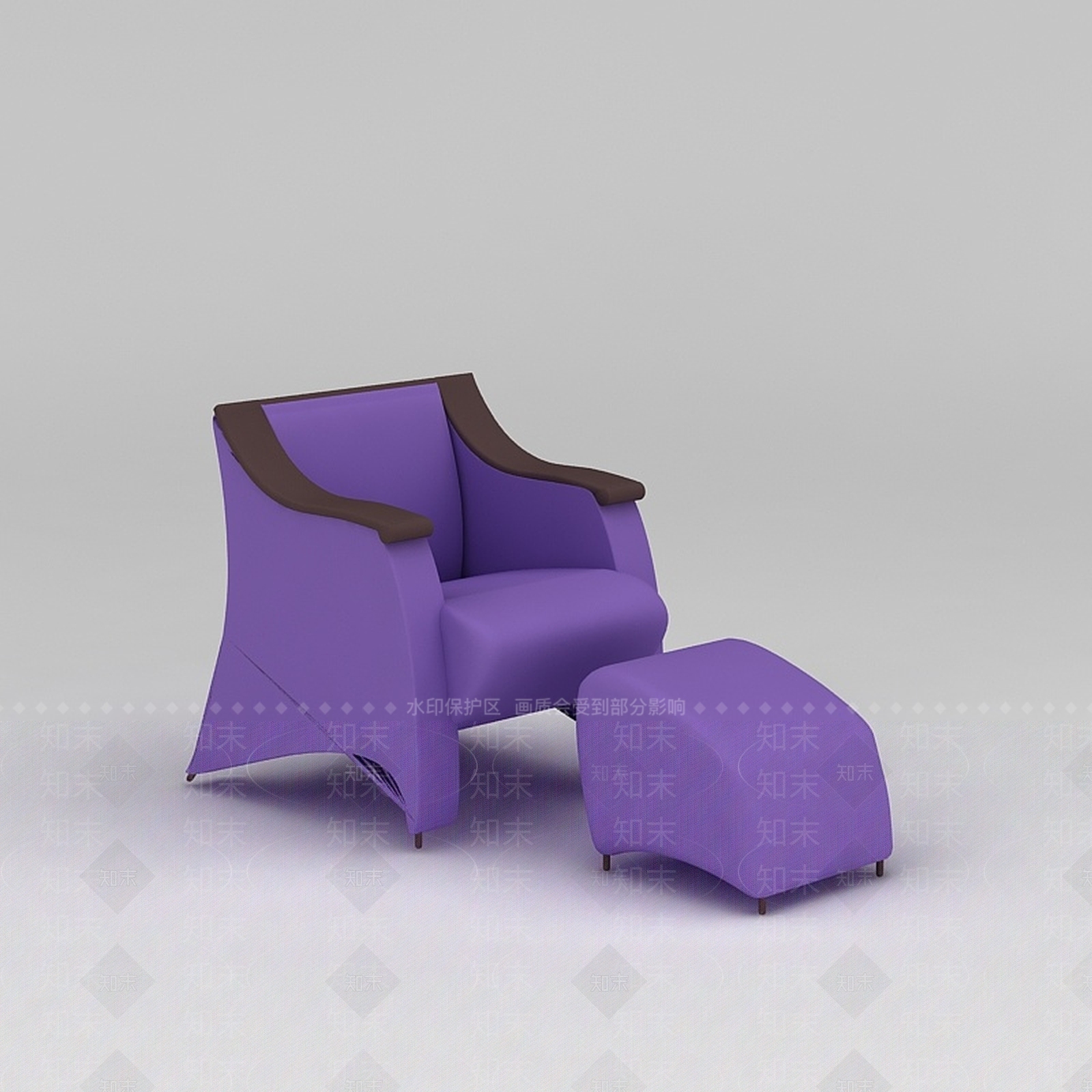 现代双人沙发3D模型下载【ID:1186340424】