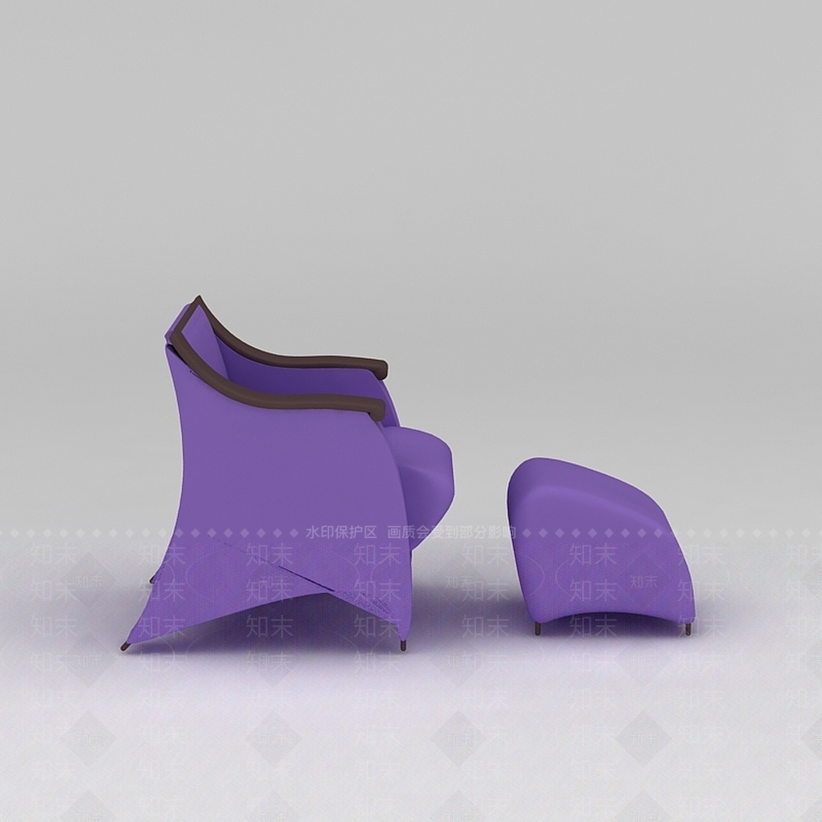 现代双人沙发3D模型下载【ID:1186340424】
