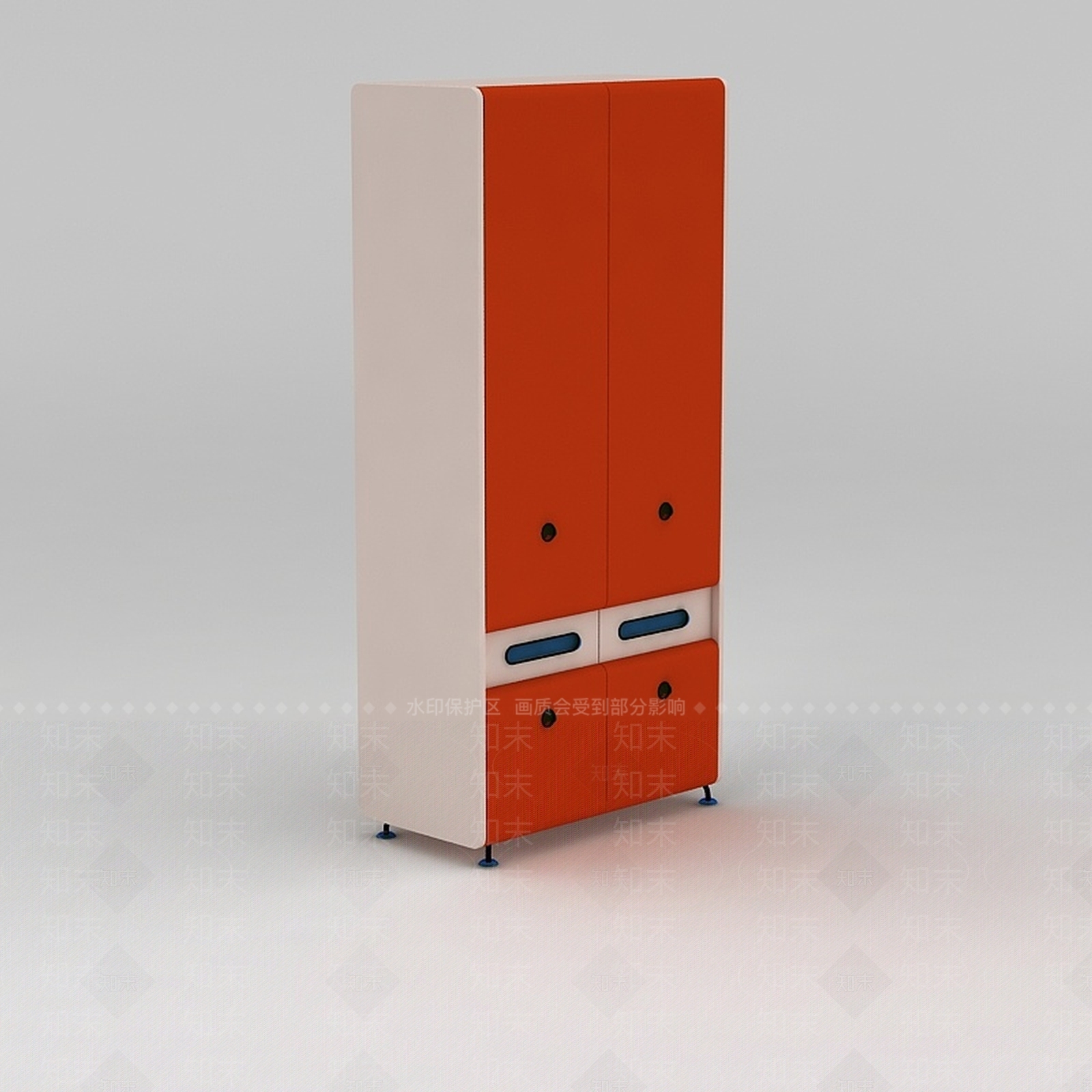 现代衣柜3D模型下载【ID:1186274287】