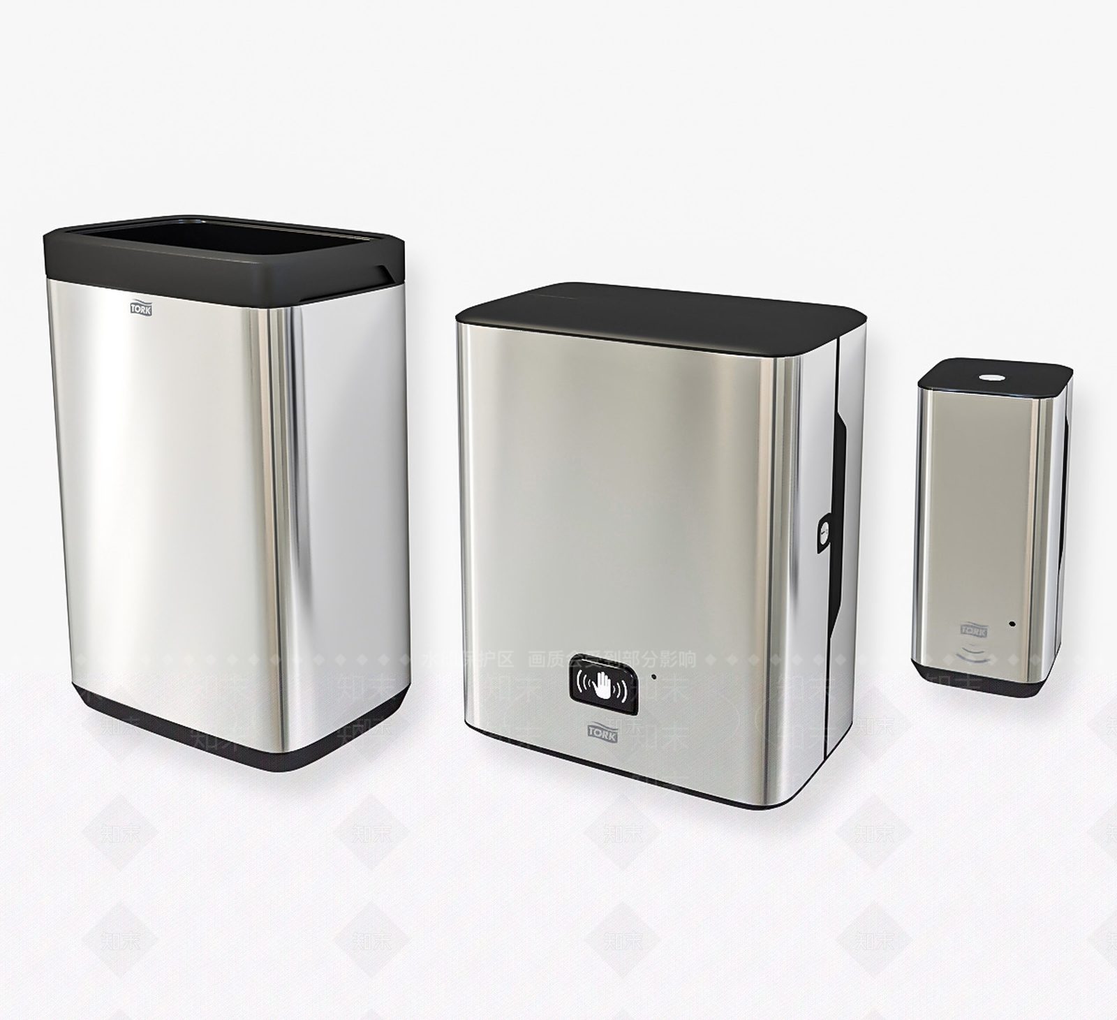 现代简约垃圾桶SU模型下载【ID:1185666836】