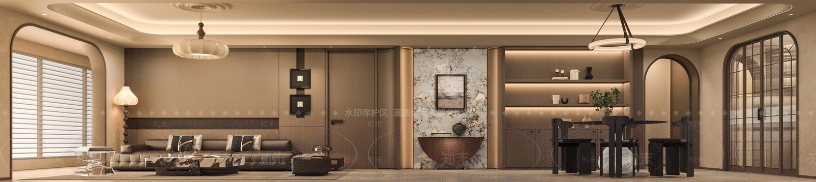 中古开放式厨房3D模型下载【ID:1215017044】