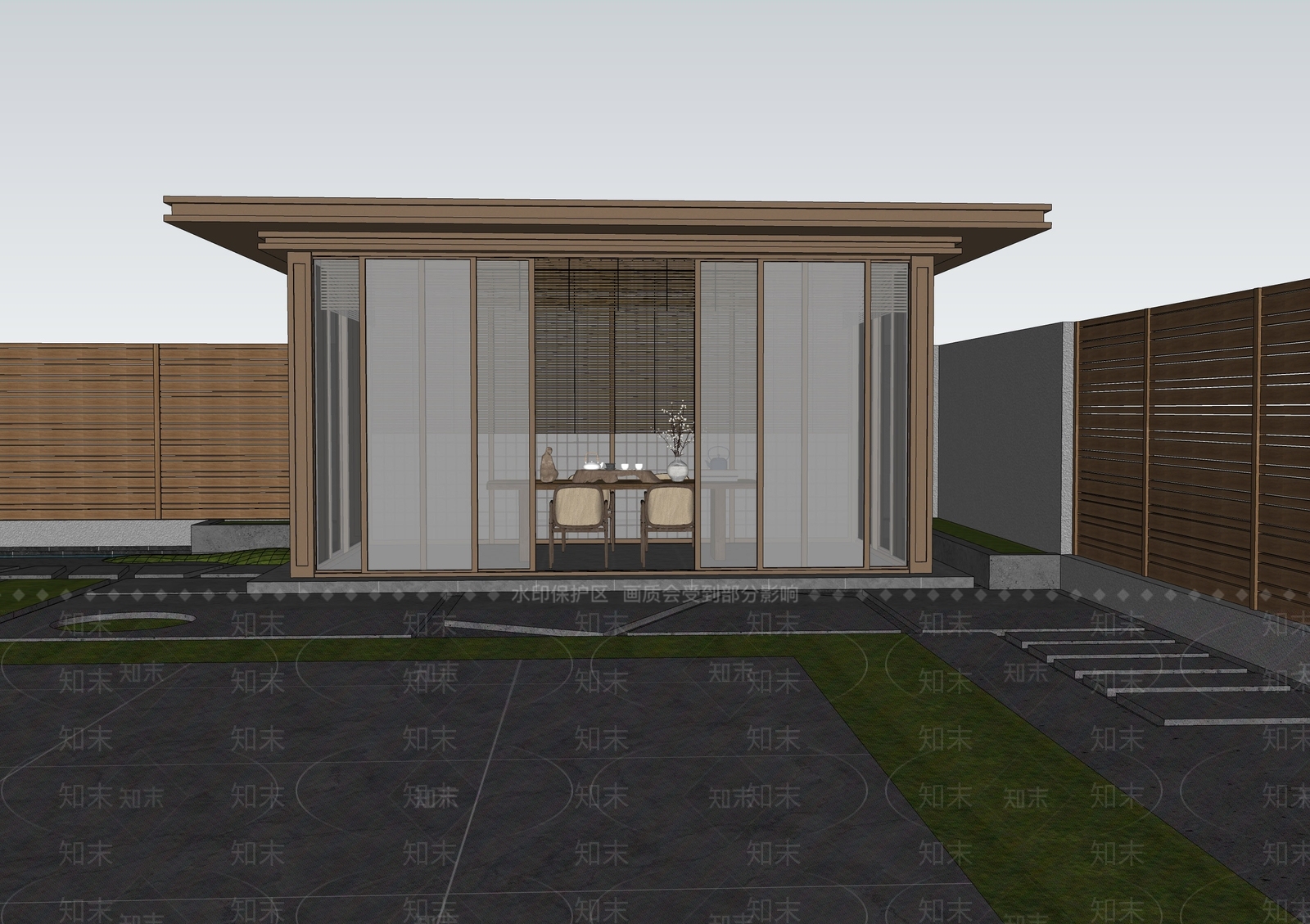 现代小公建SU模型下载【ID:1185674062】