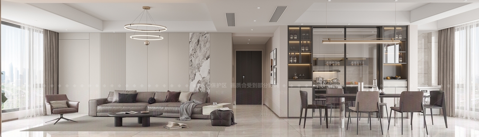 现代封闭式厨房3D模型下载【ID:1215017079】