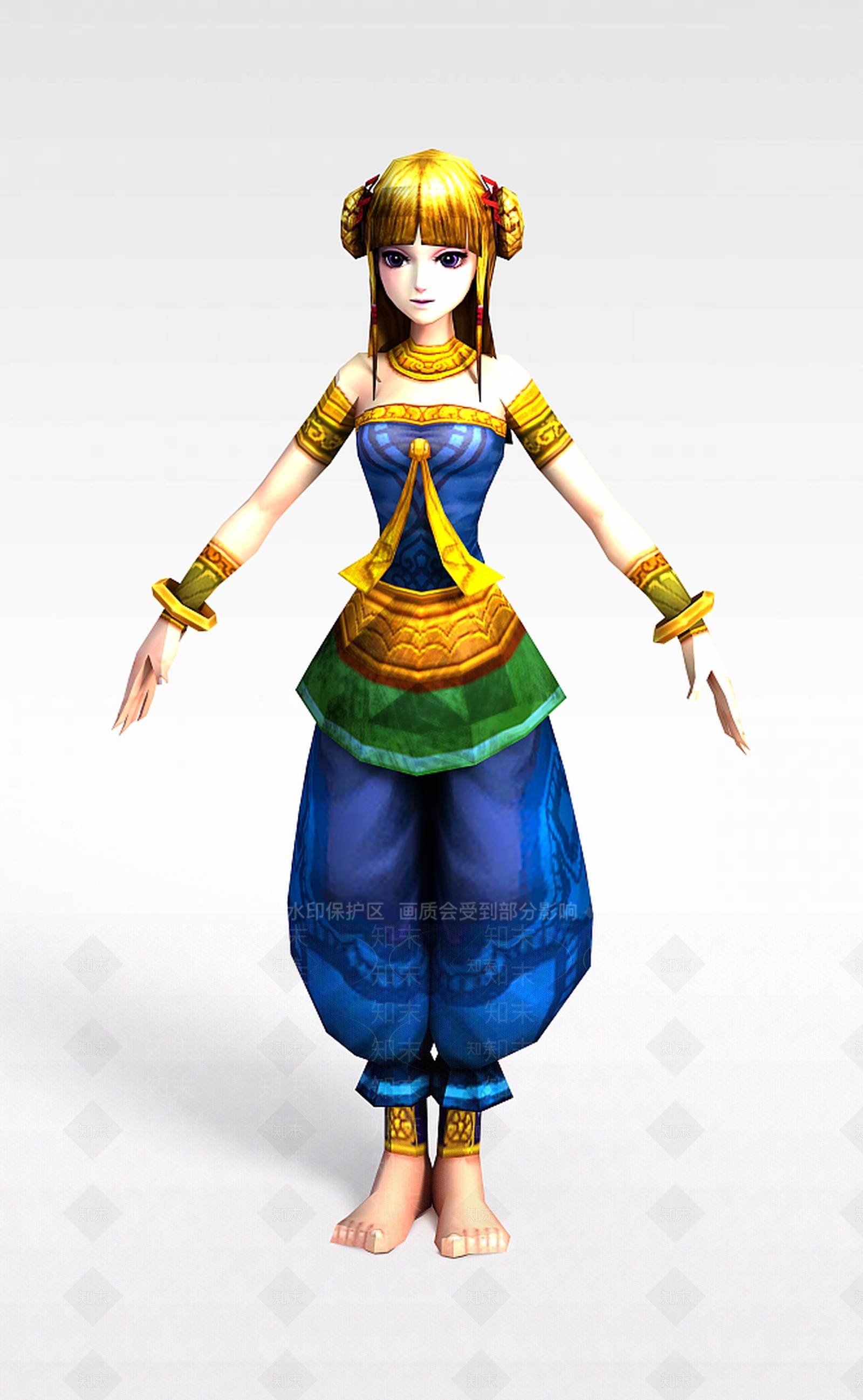 现代虚拟人物3D模型下载【ID:1186404170】