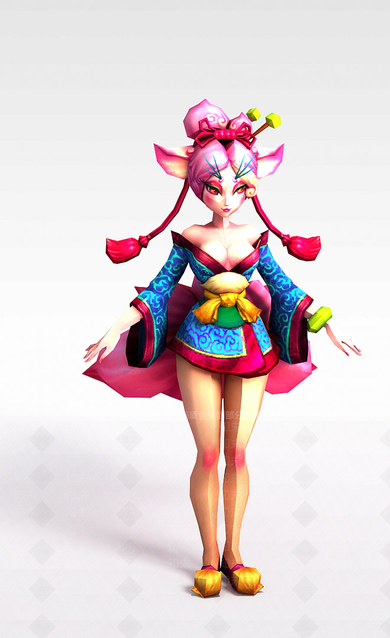 现代虚拟人物3D模型下载【ID:1186403989】