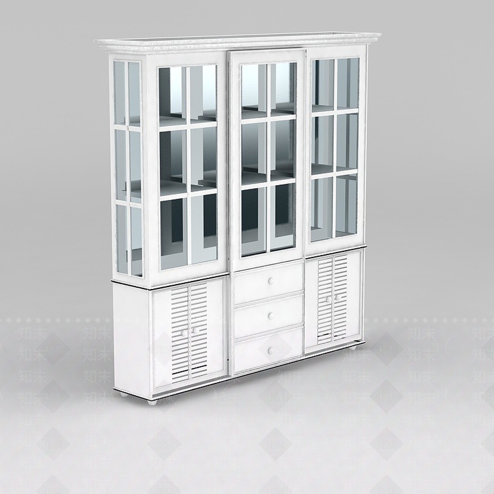 现代衣柜3D模型下载【ID:1186274190】