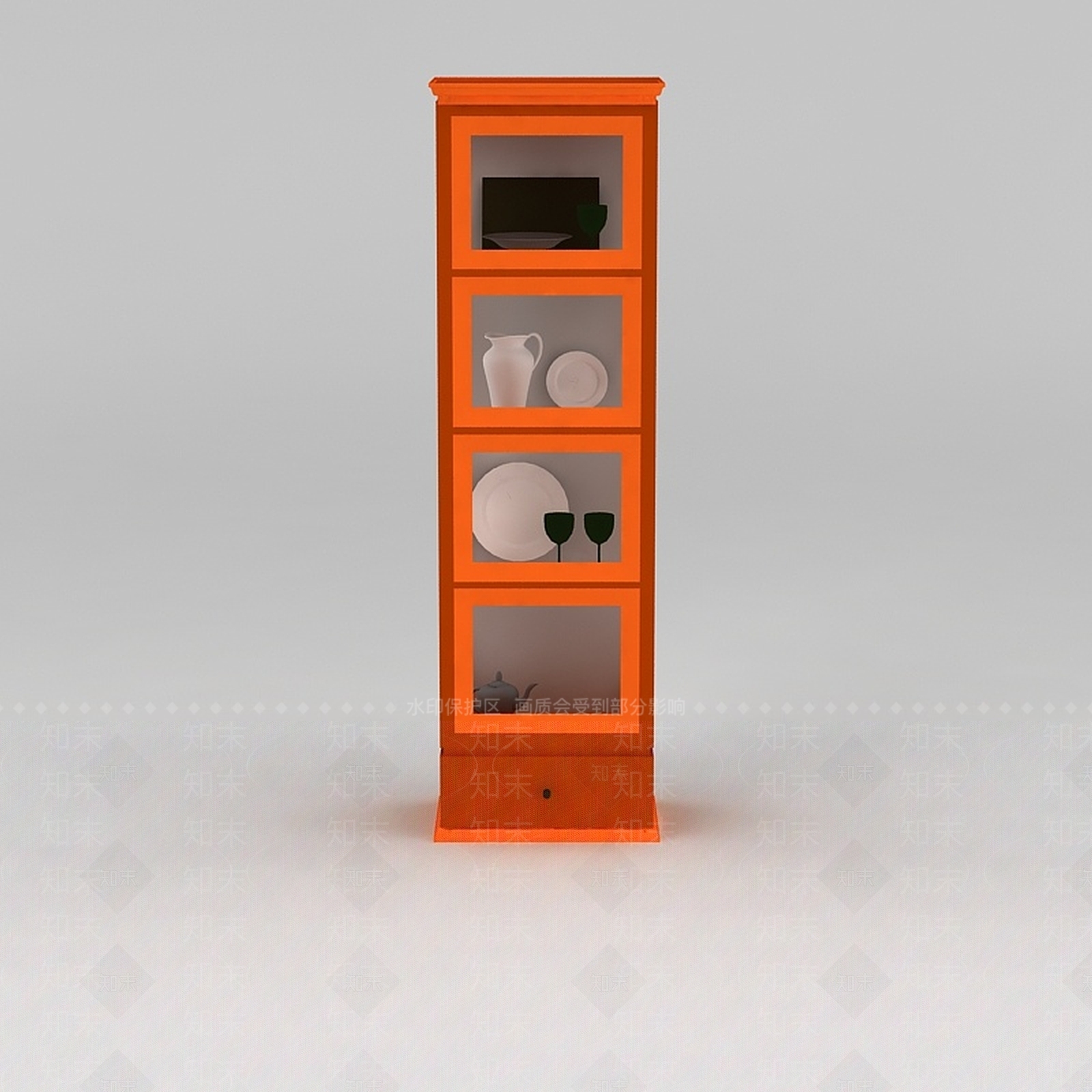 现代衣柜3D模型下载【ID:1186345489】