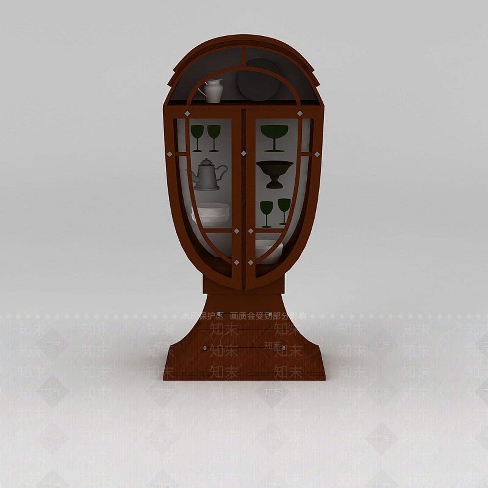 现代衣柜3D模型下载【ID:1186376013】