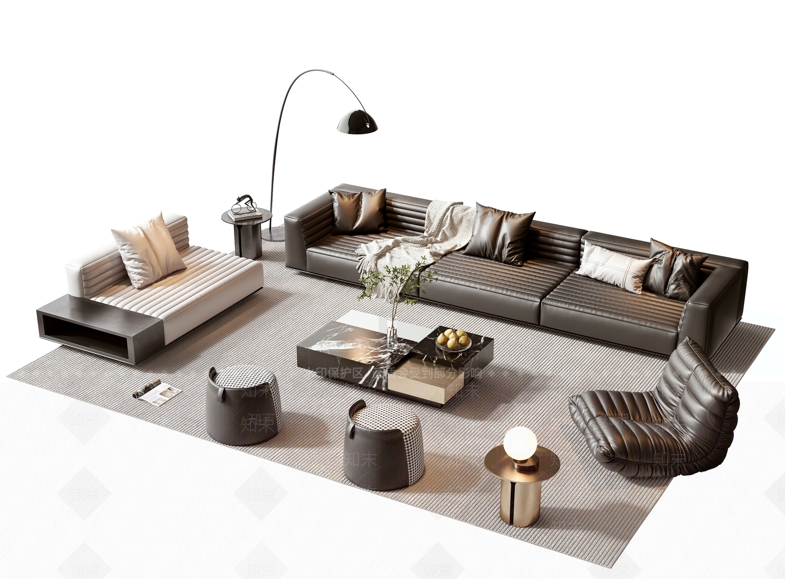 Minotti3D模型下载【ID:1185682086】_知末3d模型网