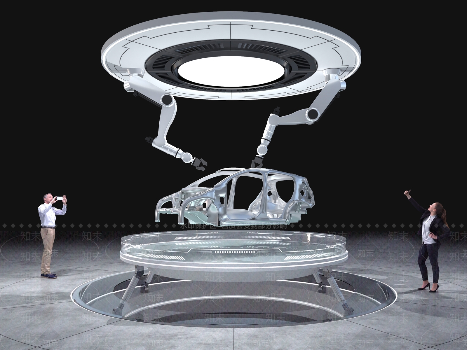 工业车类展厅3D模型下载【ID:1185682842】