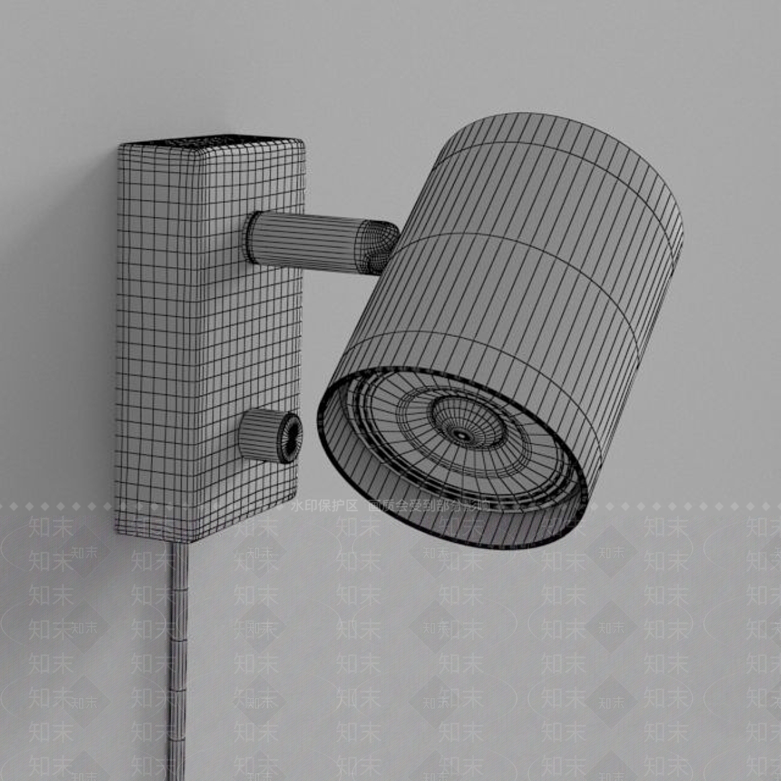 壁灯3D模型下载【ID:1185685369】