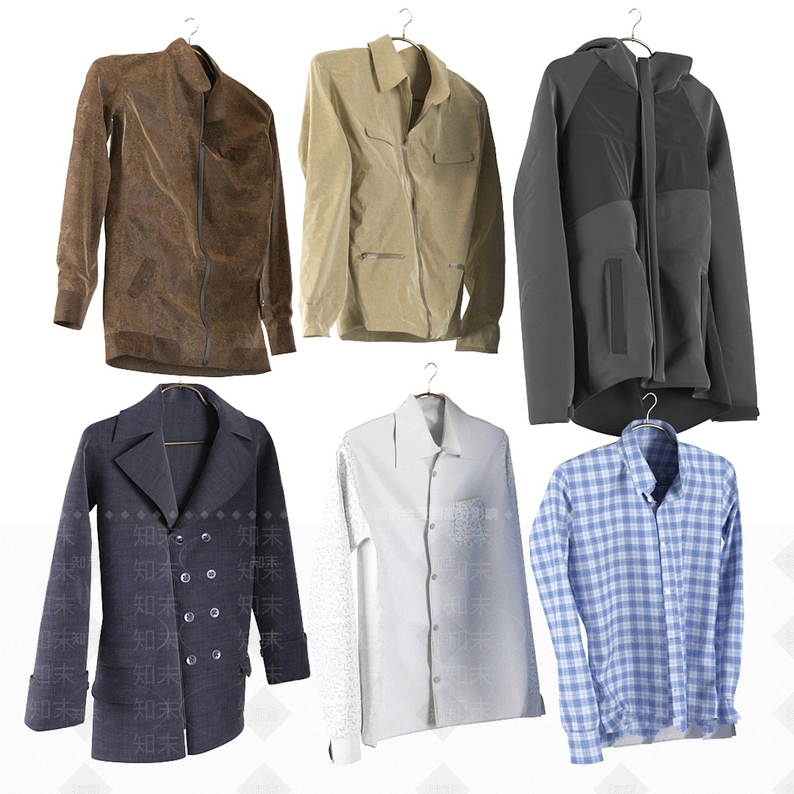 衣服3D模型下载【ID:1185685435】