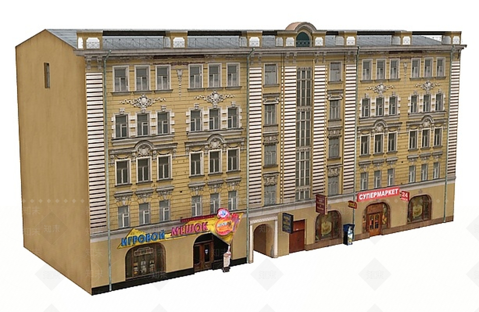 现代其他建筑外观3D模型下载【ID:1186278982】