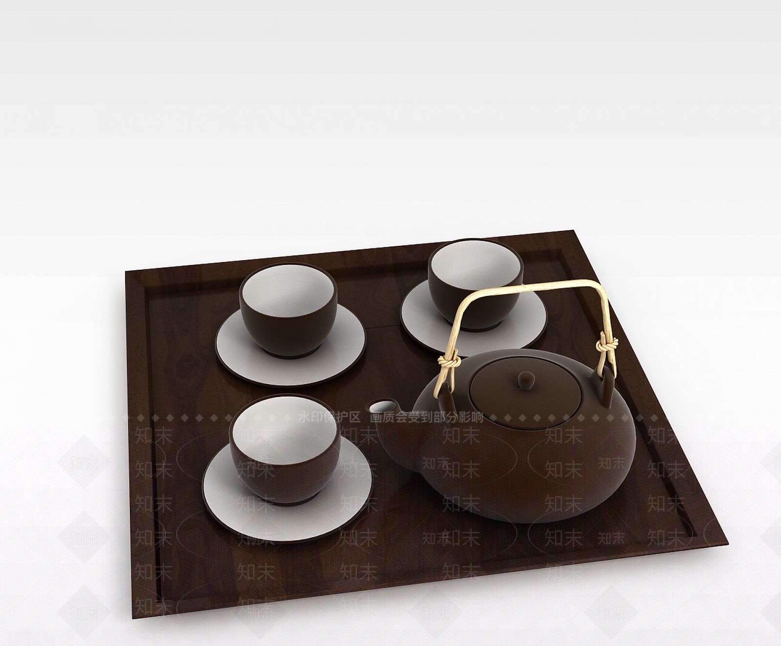 现代麻将桌3D模型下载【ID:1185689097】