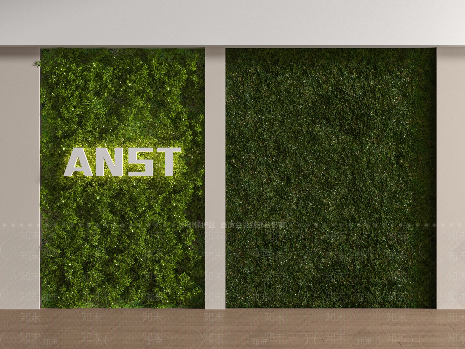 绿植墙3D模型下载【ID:1185692375】