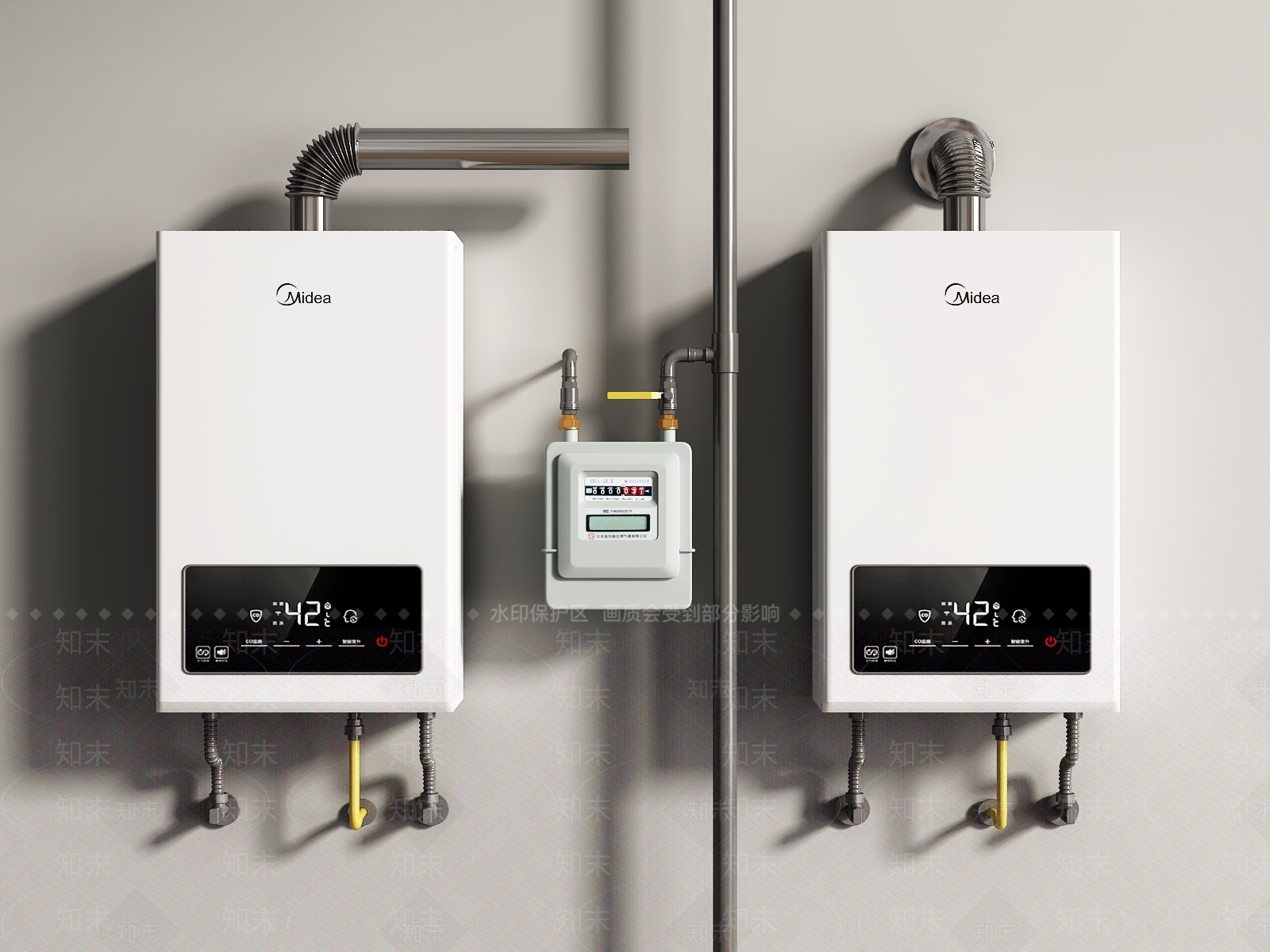 热水器3D模型下载【ID:1185693600】