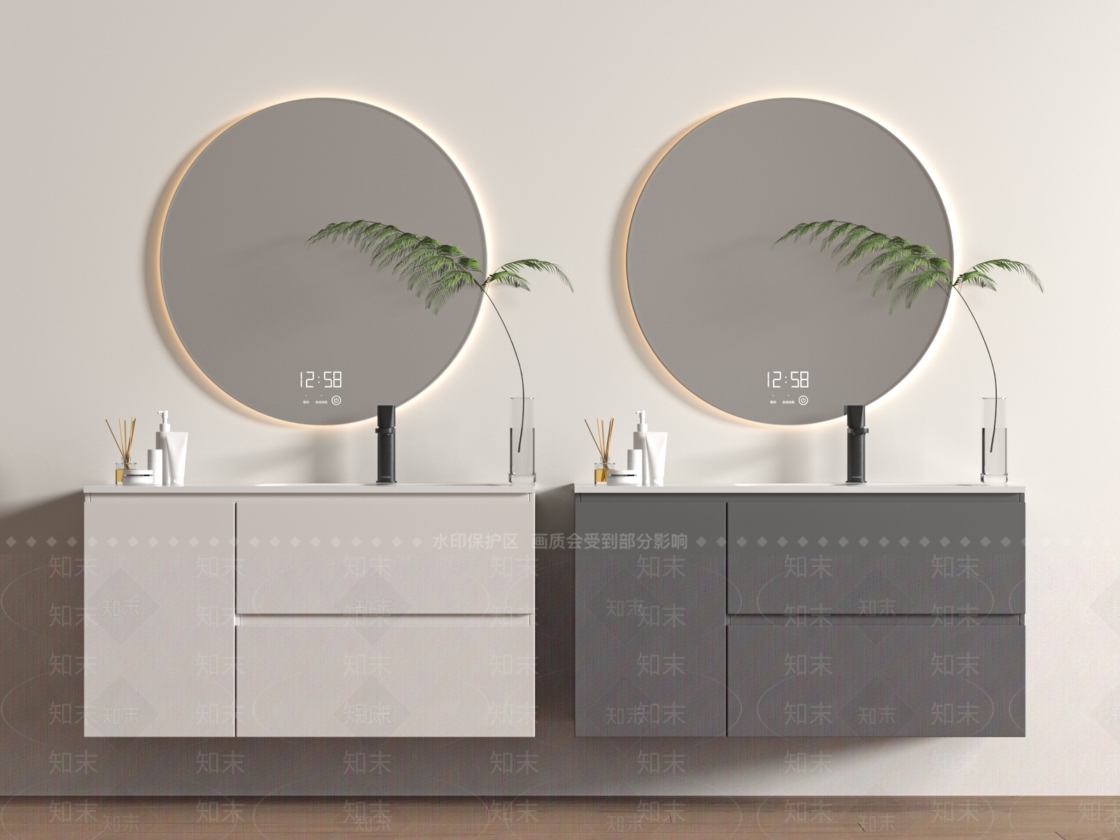 浴室柜3D模型下载【ID:1185694132】