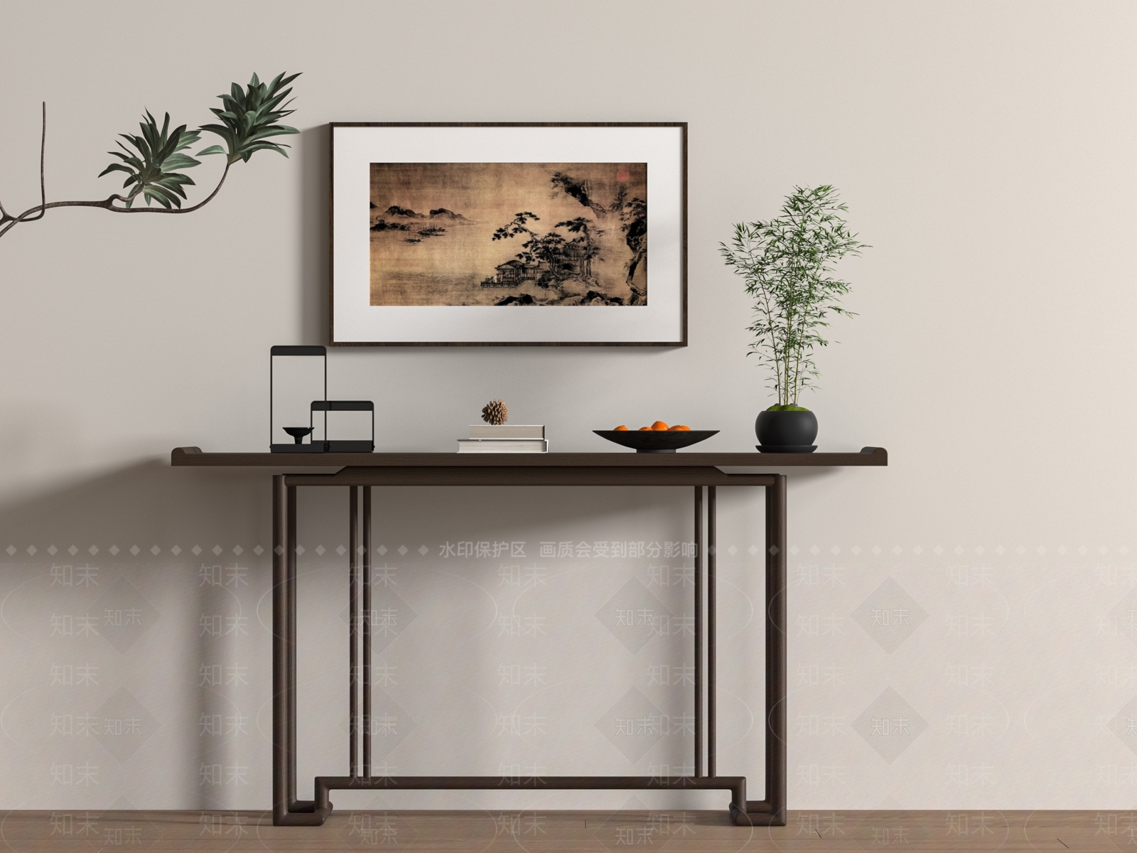新中式条案3D模型下载【ID:1185694245】